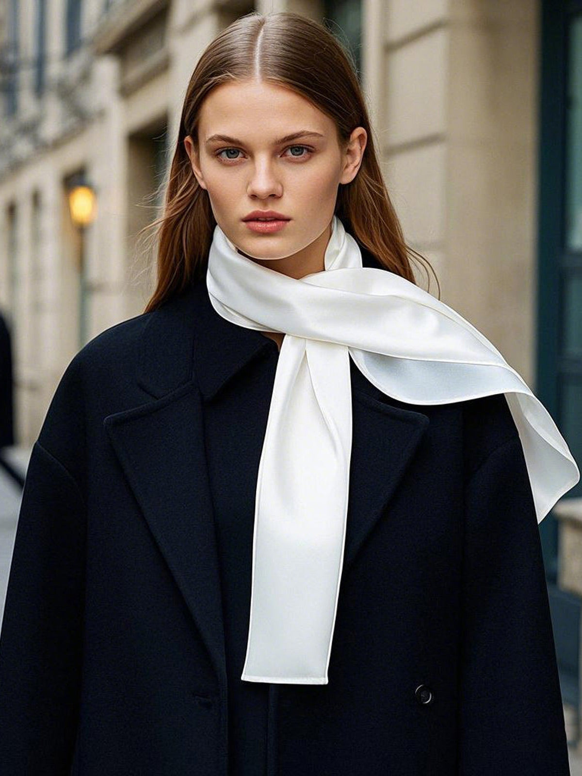 Pure Silk Rectangle Long Scarf/Shawl 170x53cm/67