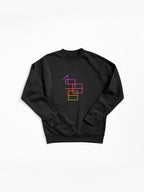 1988 Lines Pullover Sweatshirt Retro Minimalist Geometric Design
